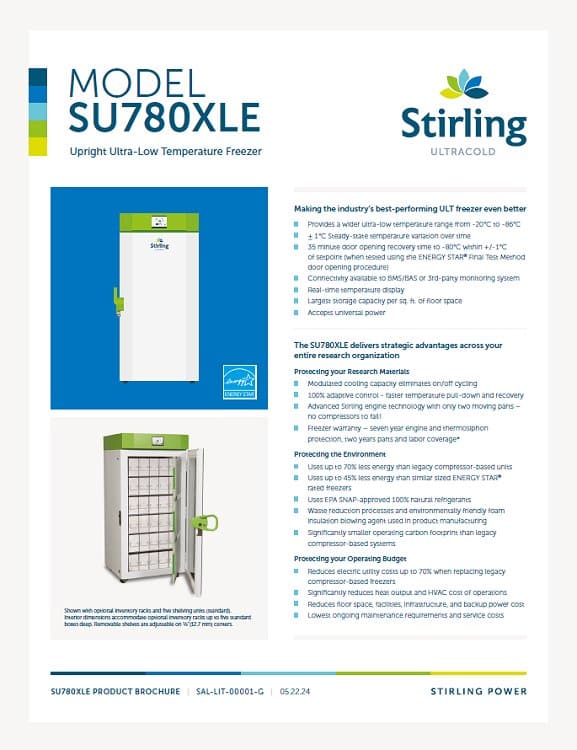 Upright Ultra-Low Temperature (ULT) Freezers | Stirling Ultracold